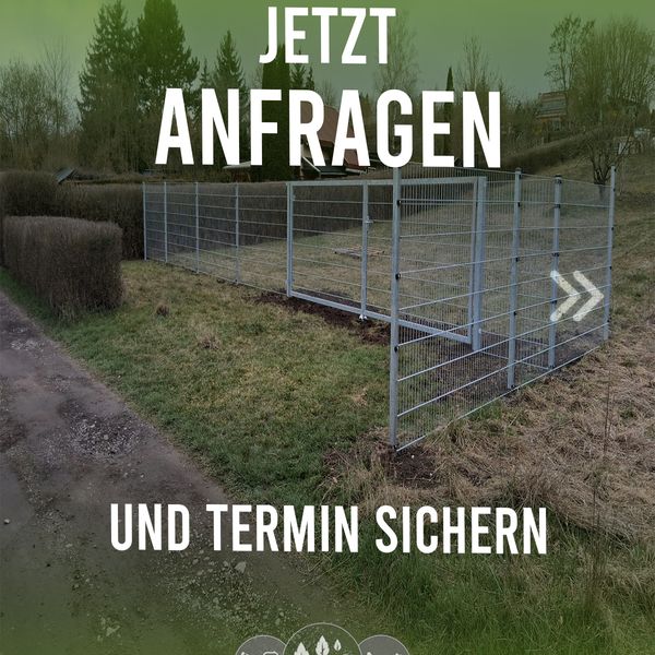 Instagram-Beitrag: verzinkte Zaunanlage